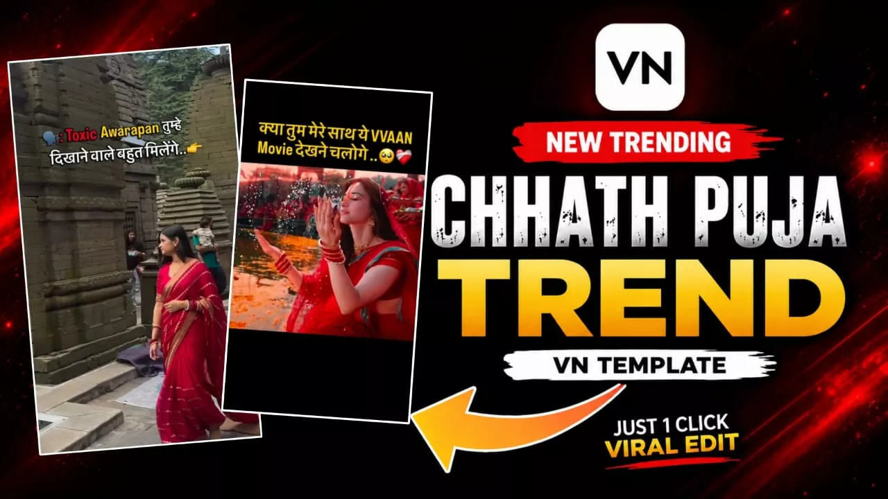 Viral Chhath Puja Reels Vn Template Code Editing